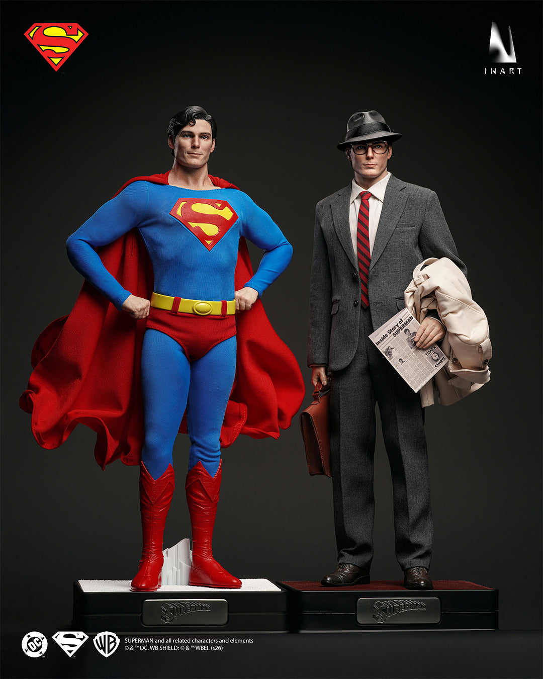 InArt 1/6 1978 Superman Premium Edition "Superman" (2 pack set) | InArt 1/6 Scale