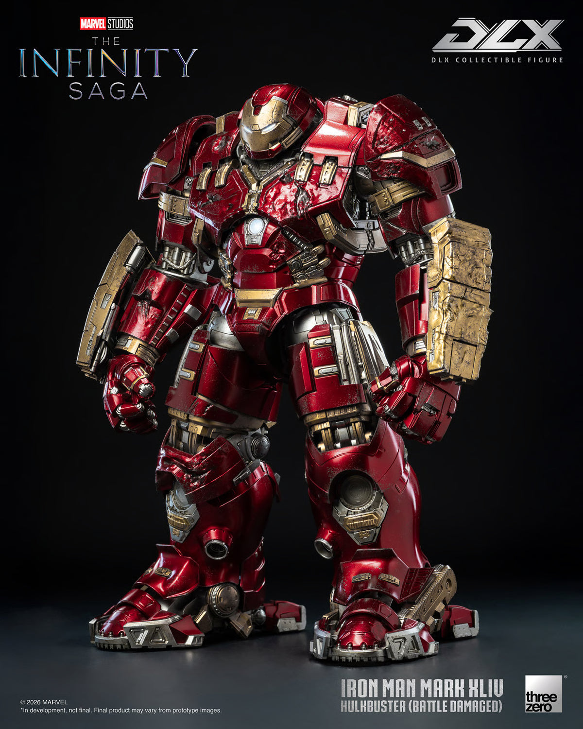 threezero DLX Iron Man Mark 44 "Hulkbuster" (Battle Damaged) 1/12 Scale Figure