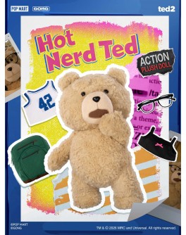 POP MART - Gong Studio 30CM 《Ted2》Hot Nerd Ted