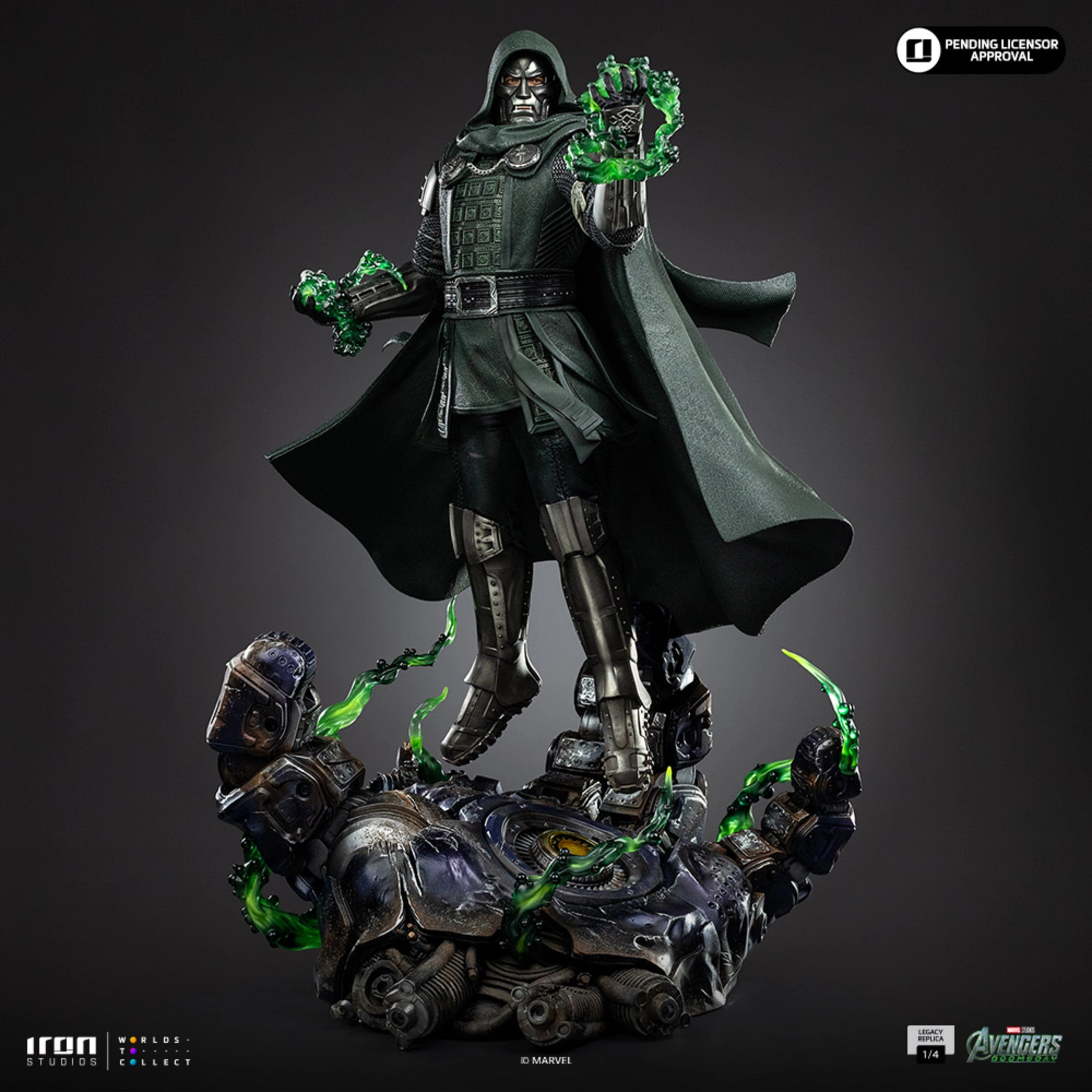IRON STUDIOS DOCTOR DOOM - AVENGERS DOOMSDAY - LEGACY REPLICA 1/4 - MARCAS143226-14(PRE-ORDER)
