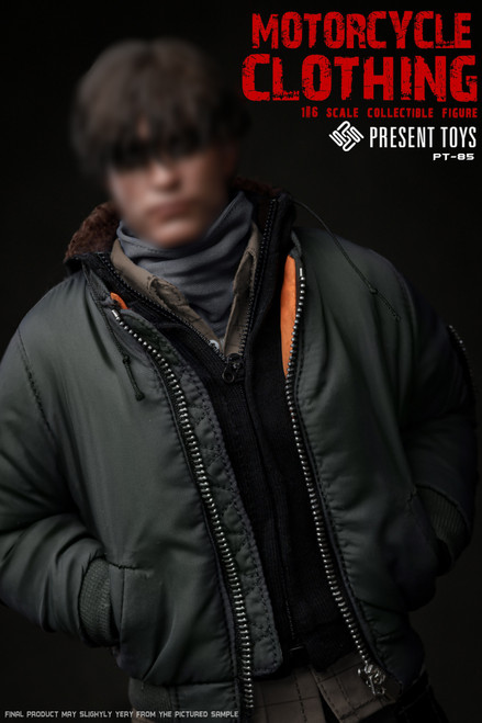 Present Toys (PT-SP85) 1/6 Scale Motorcycle Clothing Set with Body