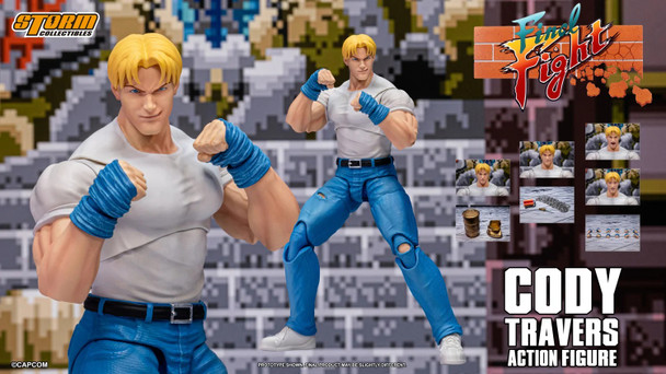Storm Collectibles CODY TRAVERS - FINAL FIGHT ACTION FIGURE (Pre order deposit)