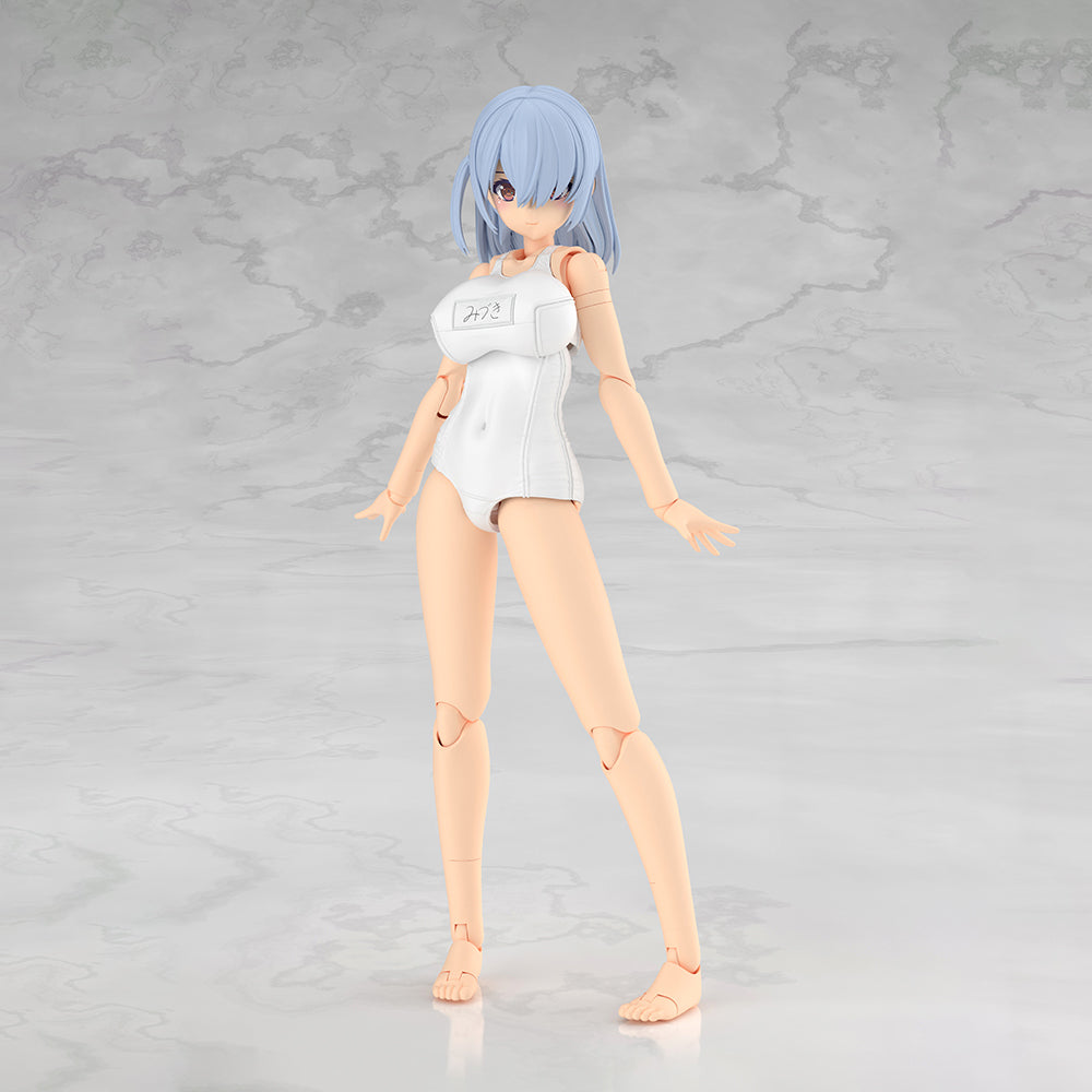 Frame Arms Girl FG201 Mizuki School Swimsuits White Ver.