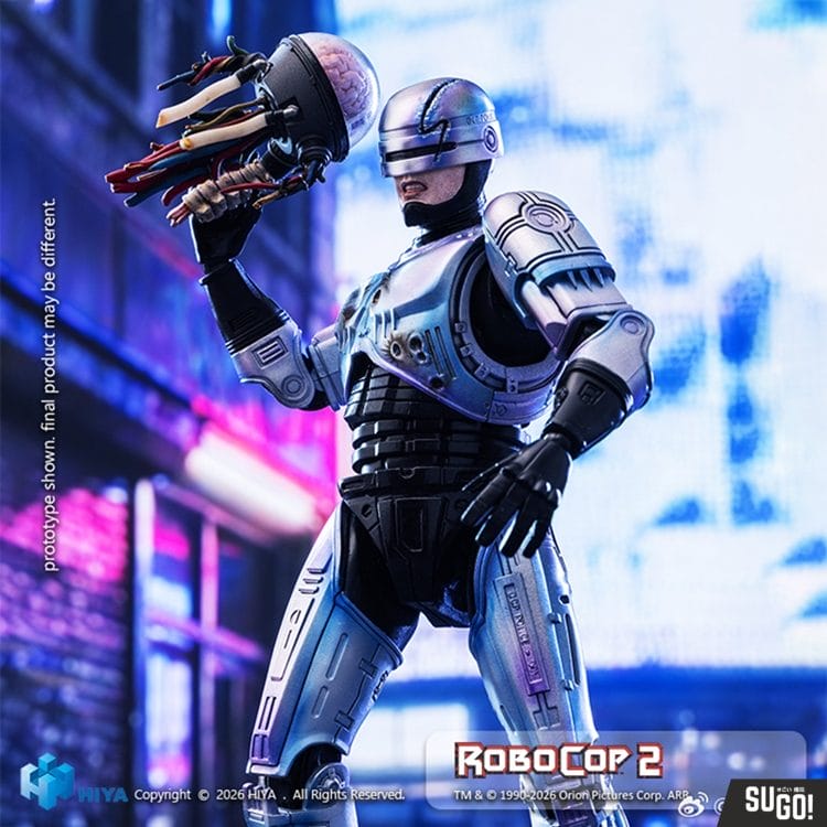 Hiya Toys Exquisite Super Series 6.5 Inch Robocop 2 Robocop 1/12 Scale Action Figure