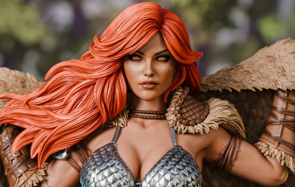 Red Sonja 1/4 Scale Statue by Cincronize Labs