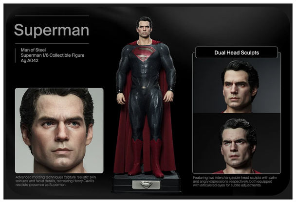 INART 1/6 Man of Steel - Superman Figure