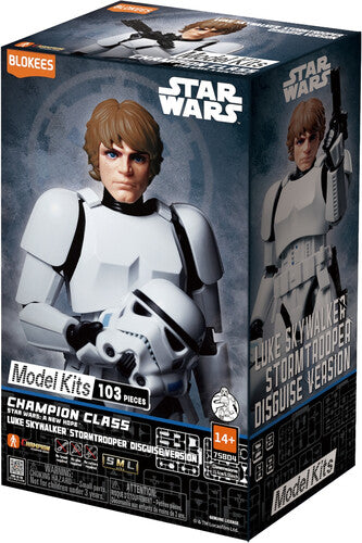 Blokees - Star Wars: A New Hope - Luke Skywalker (Stormtrooper Disguise) Snap-Together Model Kit