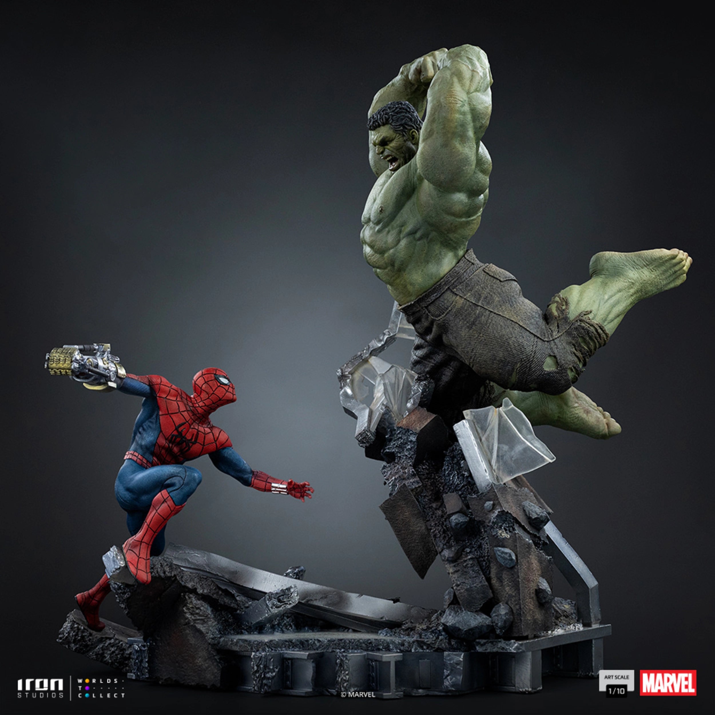 IRON STUDIOS SPIDER-MAN VS HULK - SPIDER-MAN BRAND NEW DAY - ART SCALE 1/10 - MARCAS143426-10(PRE-ORDER)