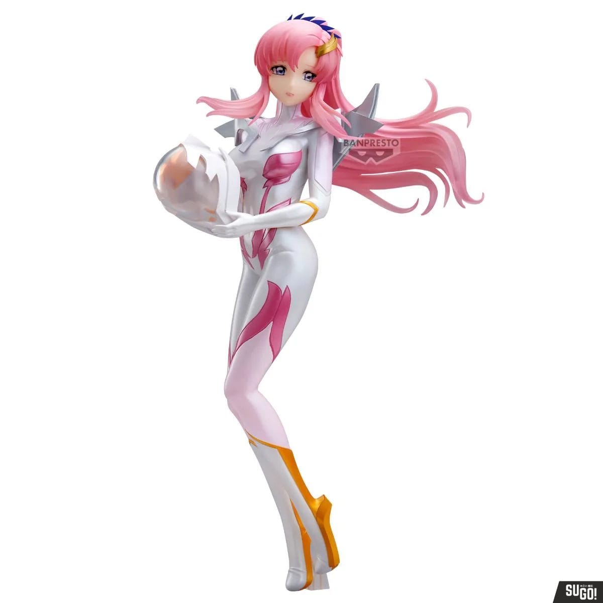 Banpresto Mobile Suit Gundam Seed Freedom Lacus Clyne Glitter &#038; Glamours Pilot Suit Pearl Color Prize PVC Figure