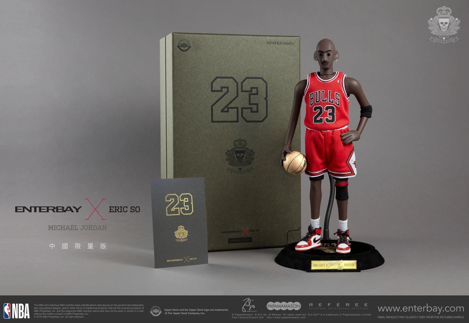 ENTERBAY 1/6 ENTERBAY X ERIC SO MICHAEL JORDAN –CHINA LIMITED EDITION (AWAY)