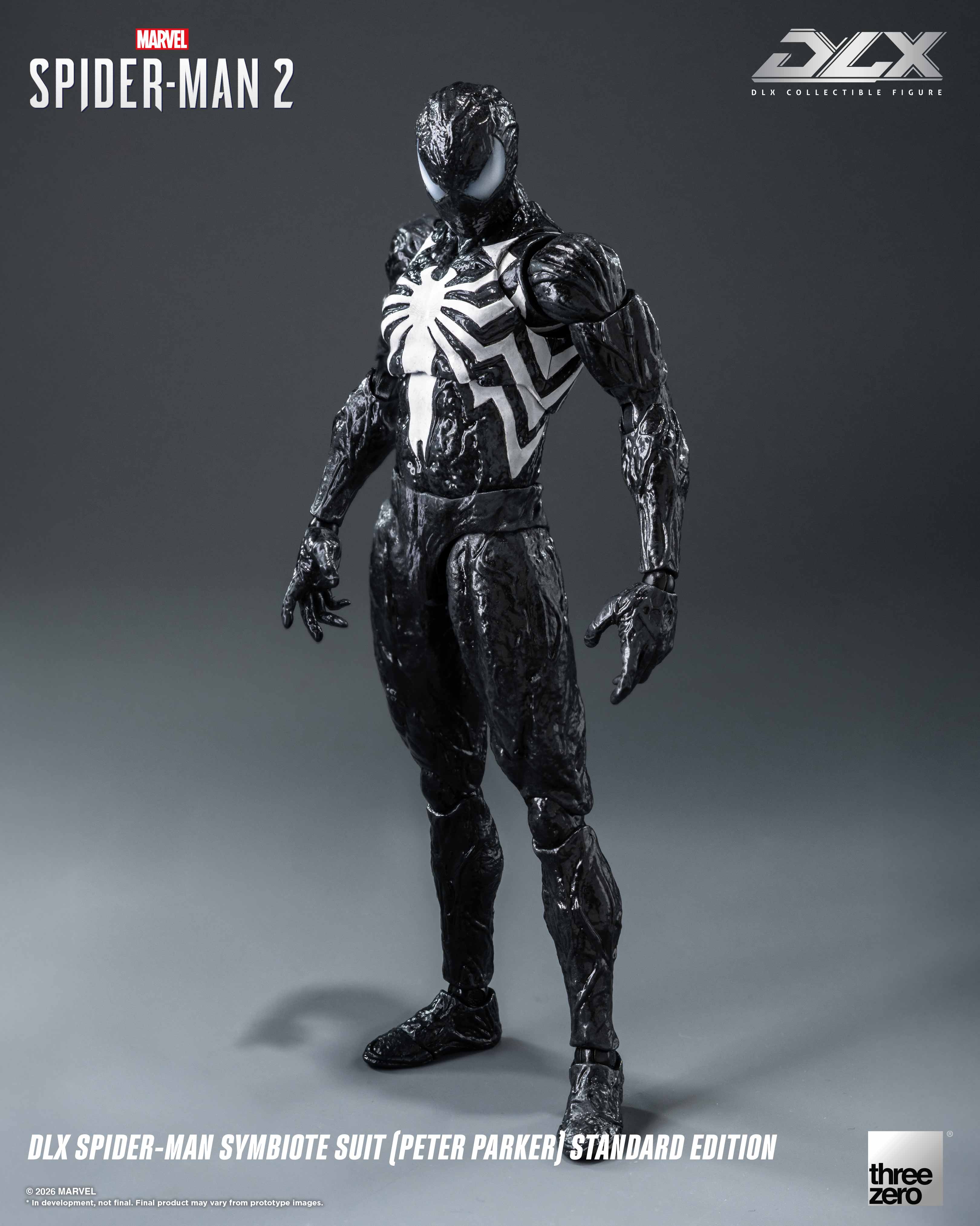 ThreeZero - Marvel's Spider-Man 2 - DLX Spider-Man Symbiote Suit (Peter Parker) Standard Edition PRE-ORDER