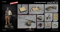 US 2nd Armored Division Version B  Technician Sherman Tank Gunner - Facepool 1/6 Scale Figure