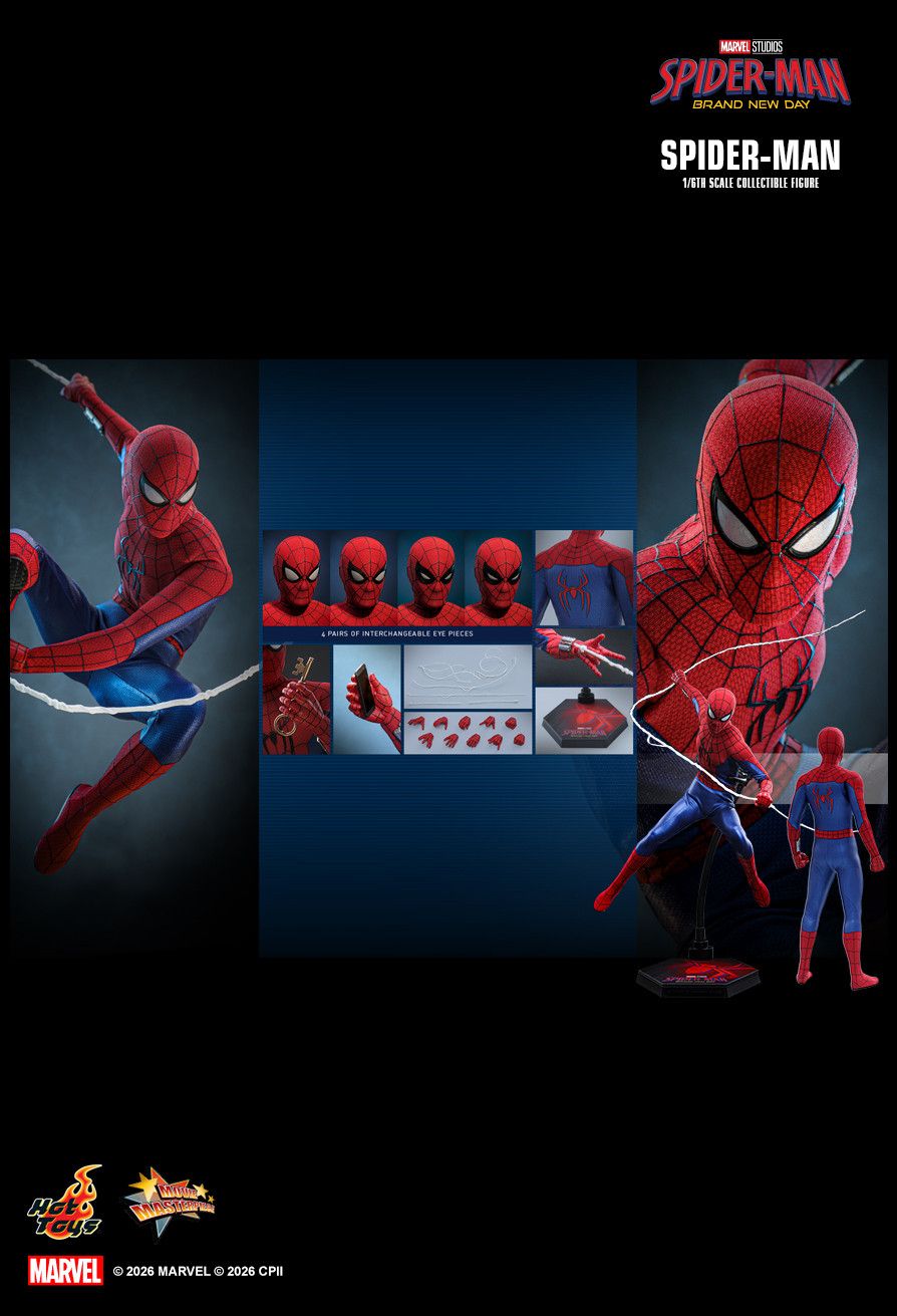Hottoys Hot Toys 1/6 Scale MMS892 MMS 892 Spider-Man: Brand New Day - Spider-Man (Collector Edition) Action Figure NEW