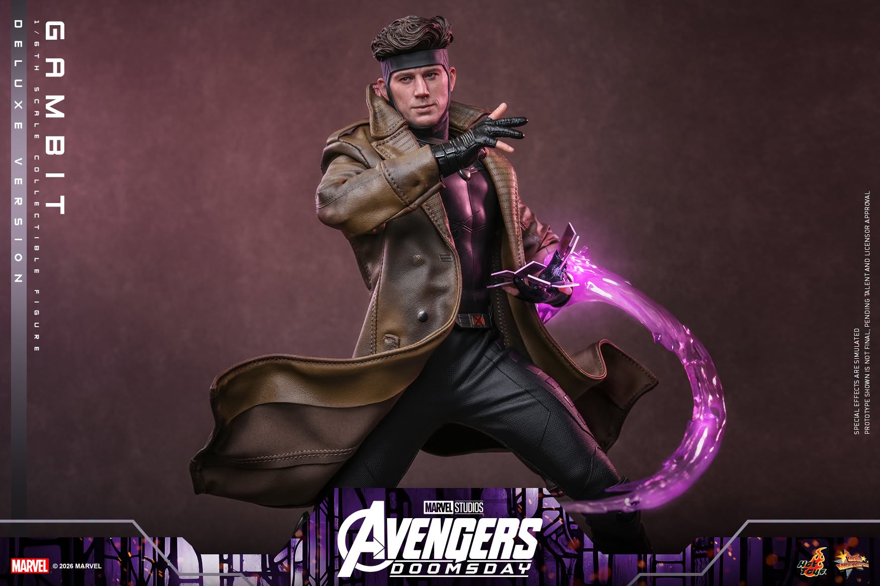 Pre-Order Hot Toys MMS911B Avengers: Doomsday - 1/6th scale Gambit (Deluxe Version) Collectible Figure (Special Edition)