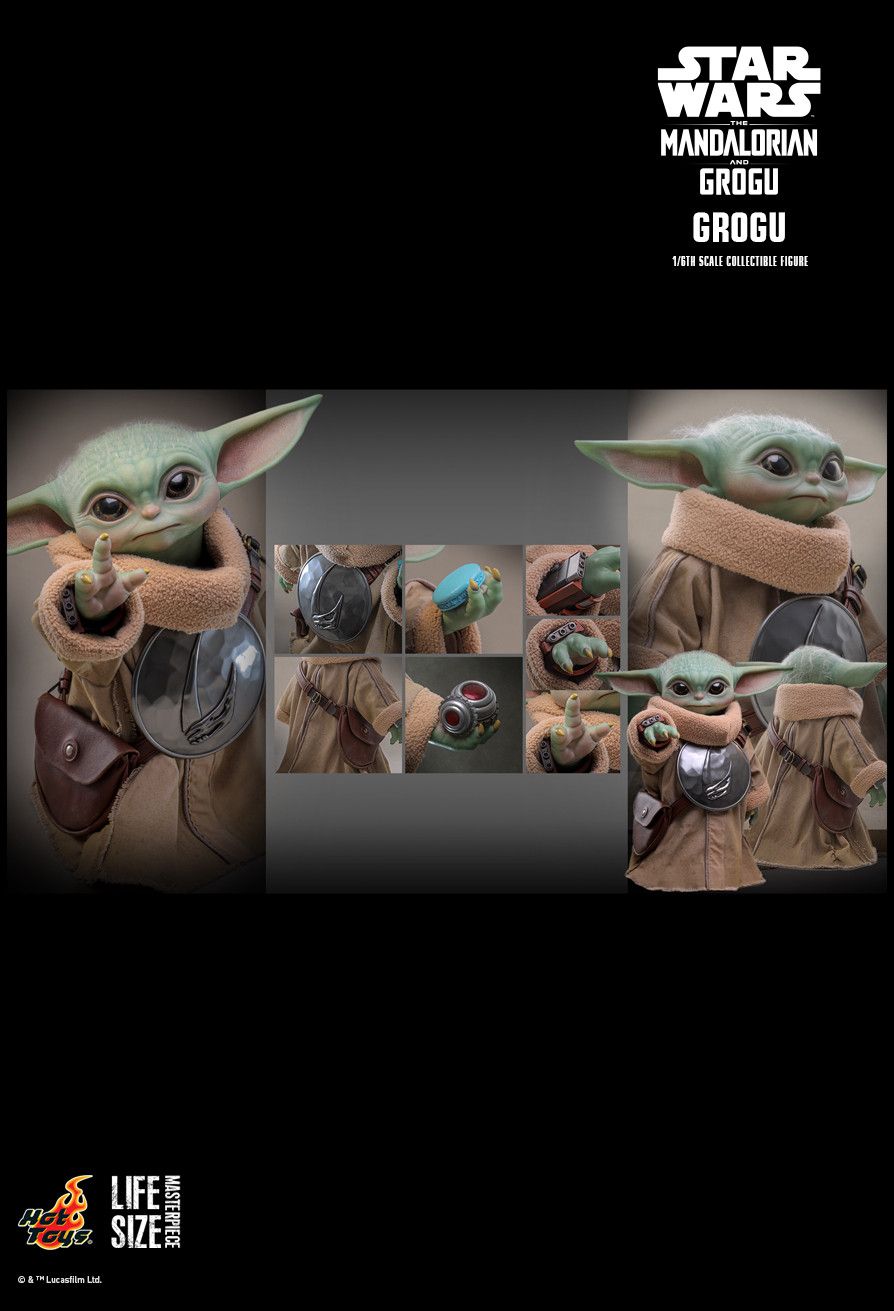 Hottoys Hot Toys 1/1 Scale LMS016 LMS 016 Star Wars The Mandalorian and Grogu - Grogu Action Figure NEW