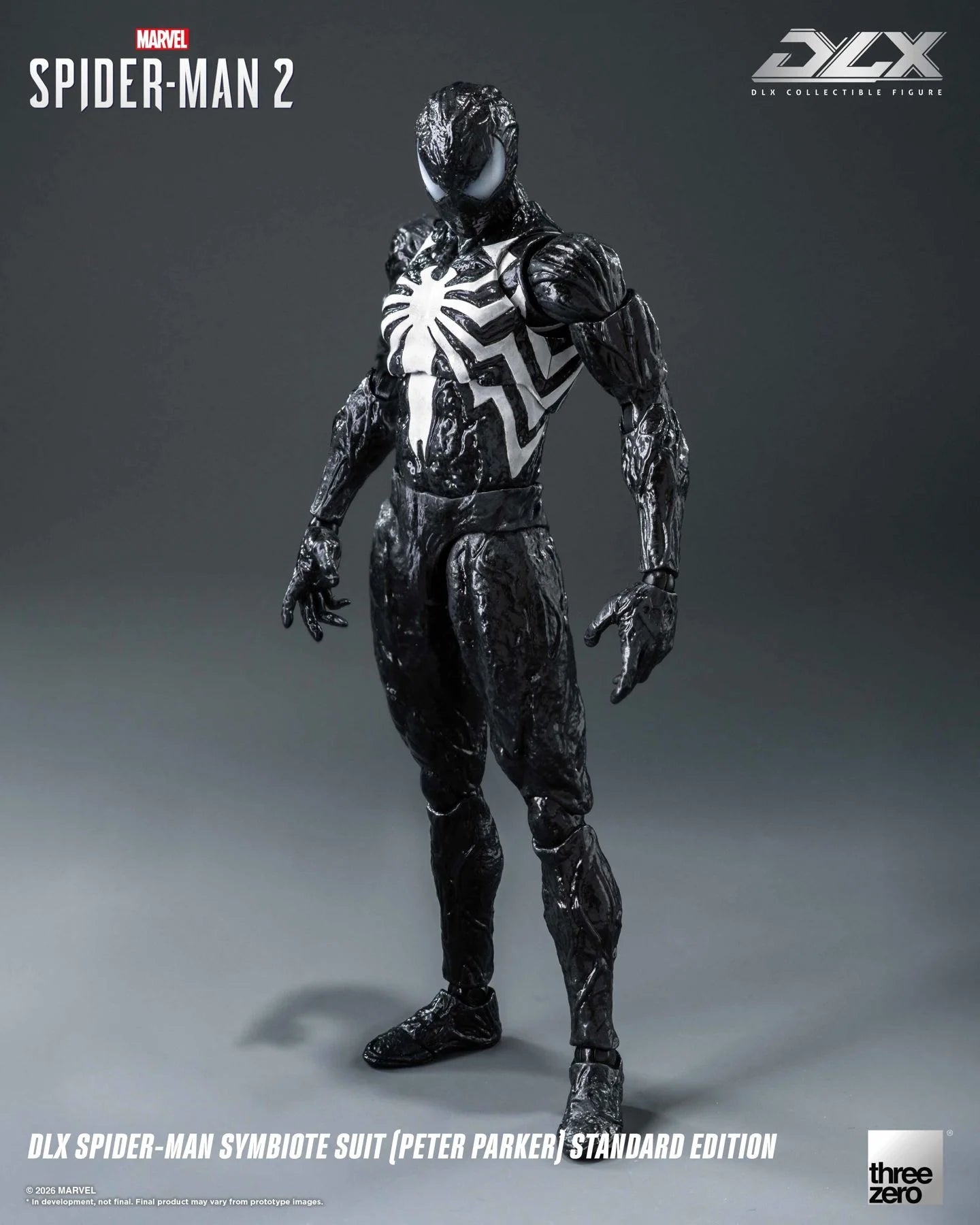 DLX Spider-Man Symbiote Suit (Peter Parker) Standard Edition "Marvel's Spider-Man 2" | Threezero