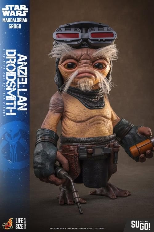 Hot Toys Star Wars: The Mandalorian And Grogu LMS017 Anzellan Droidsmith Life-Size Action Figure
