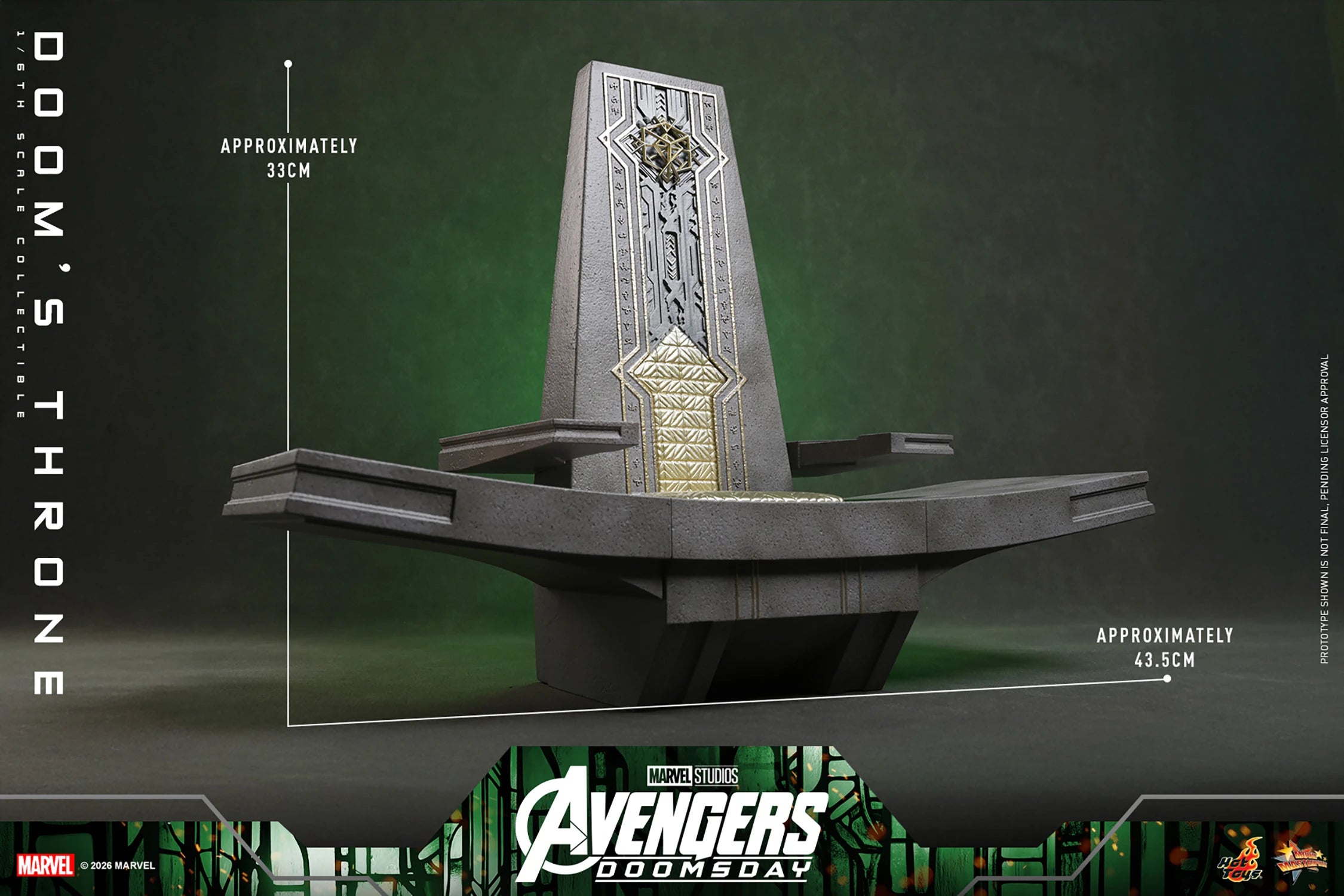 Doom's Throne Sixth Scale Accessory Collectible