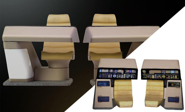 EXO-6 1/6 USS Enterprise-D Bridge Console Set