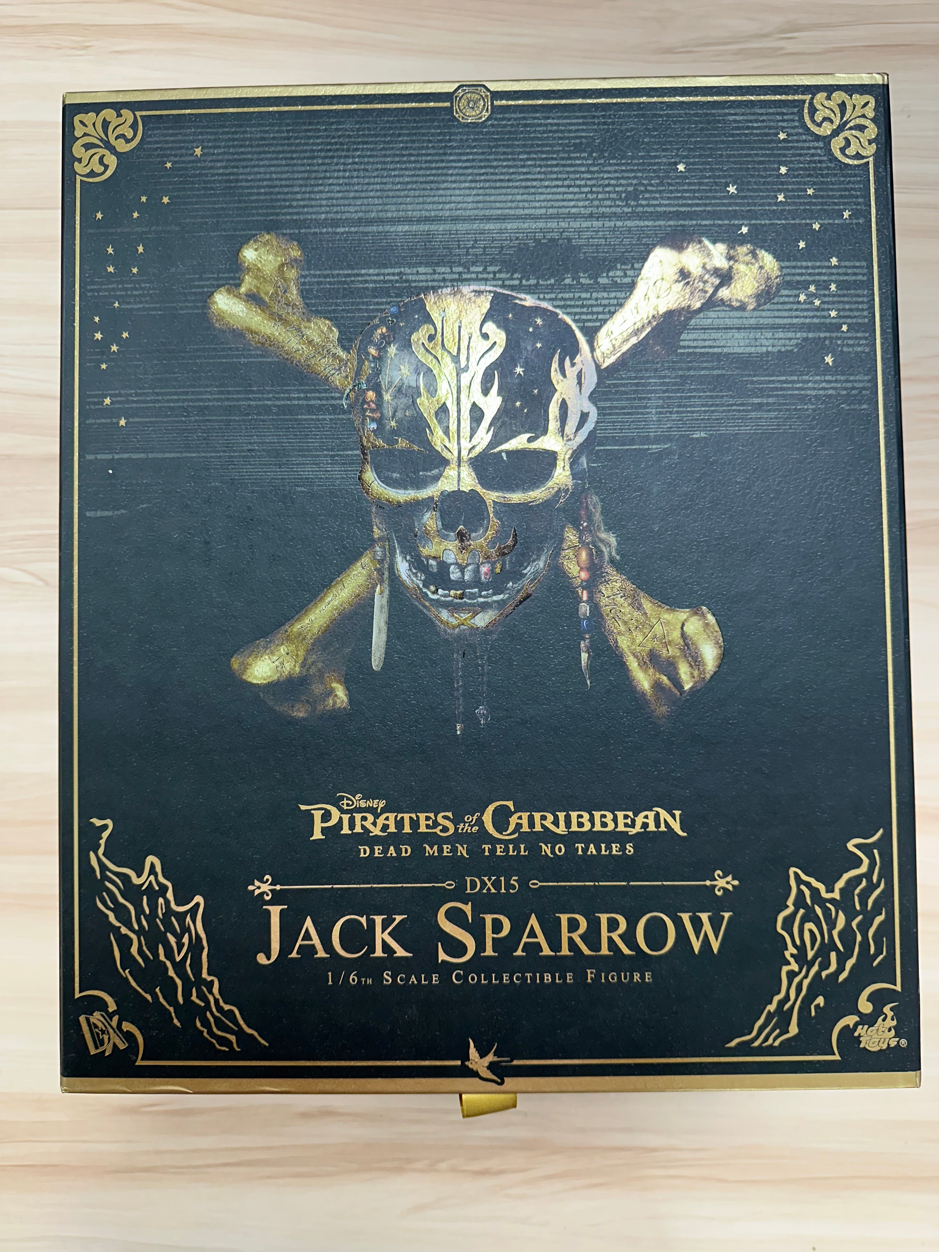 Hottoys Hot Toys 1/6 Scale DX15 DX 15 Pirates Of The Caribbean Dead Men Tell No Tales - Jack Sparrow Action Figure USED