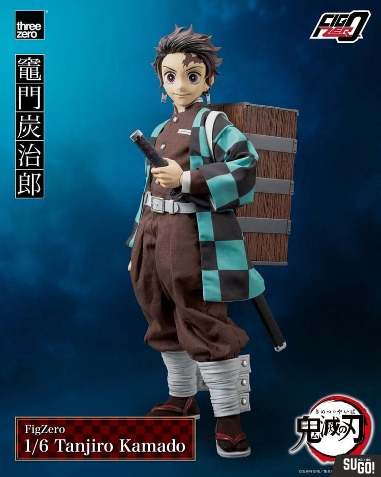 Threezero 3Z0667 Figzero Demon Slayer: Kimetsu no Yaiba Tanjiro Kamado 1/6 Action Figure