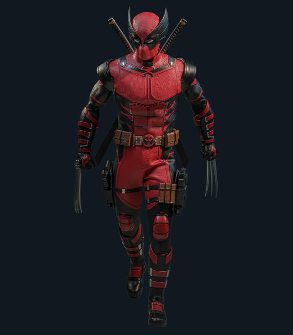 Ready! Hot Toys MMS857 Deadpool & Wolverine 1/6 Wolverinepool