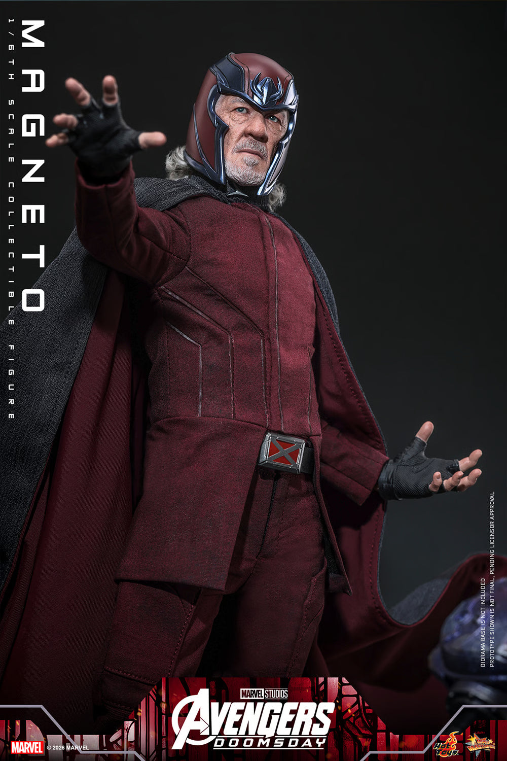Magneto 1:6 Scale Collectible Figure – Hot Toys | Avengers: Doomsday