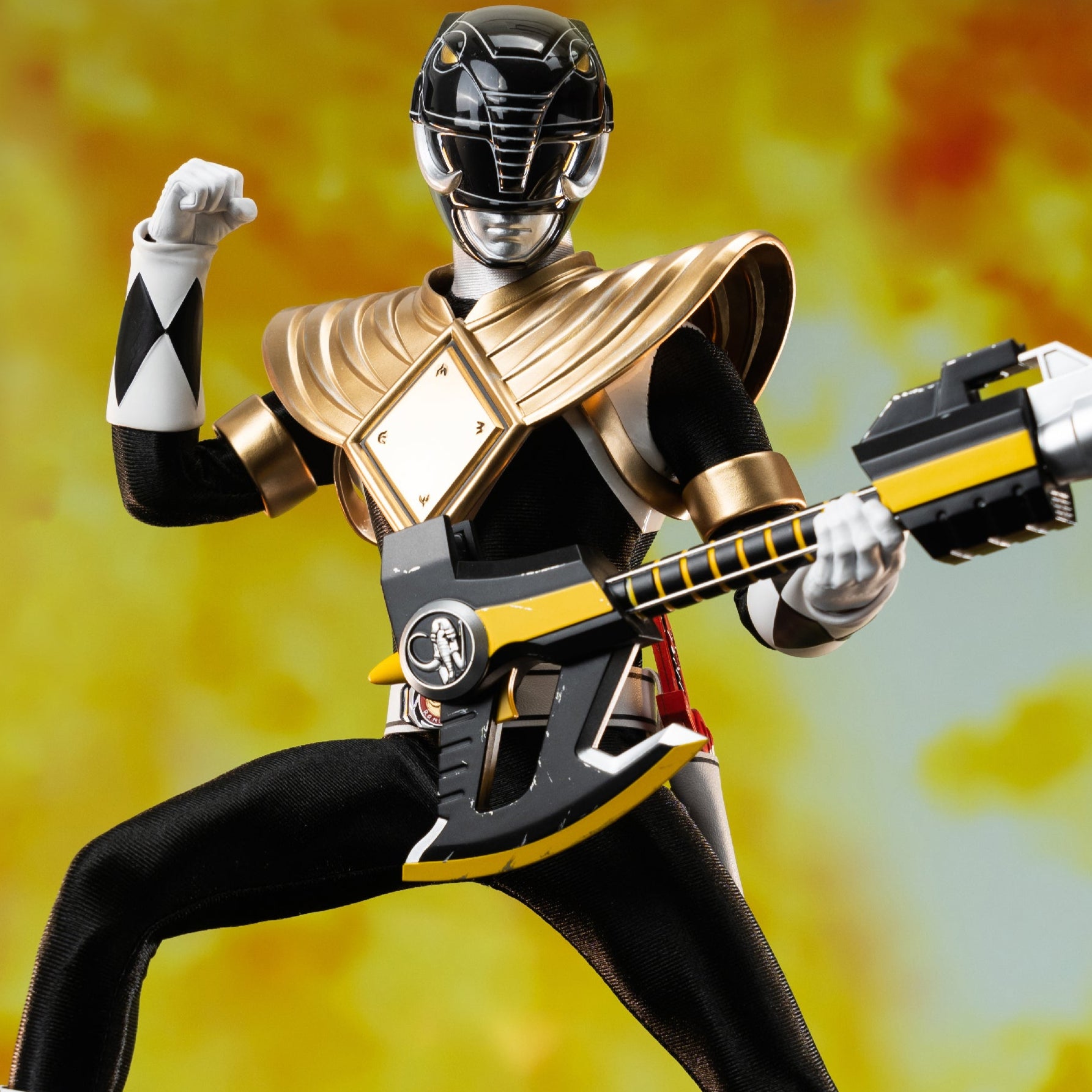 Threezero 1/6 Scale Figure - Mighty Morphin' Power Rangers - Dragon Shield Black Ranger