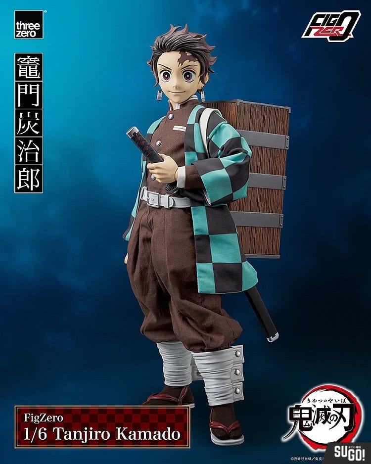 ThreeZero Figzero Tanjiro Kamado (Demon Slayer: Kimetsu no Yaiba) (Rerelease) 1/6 Action Figure