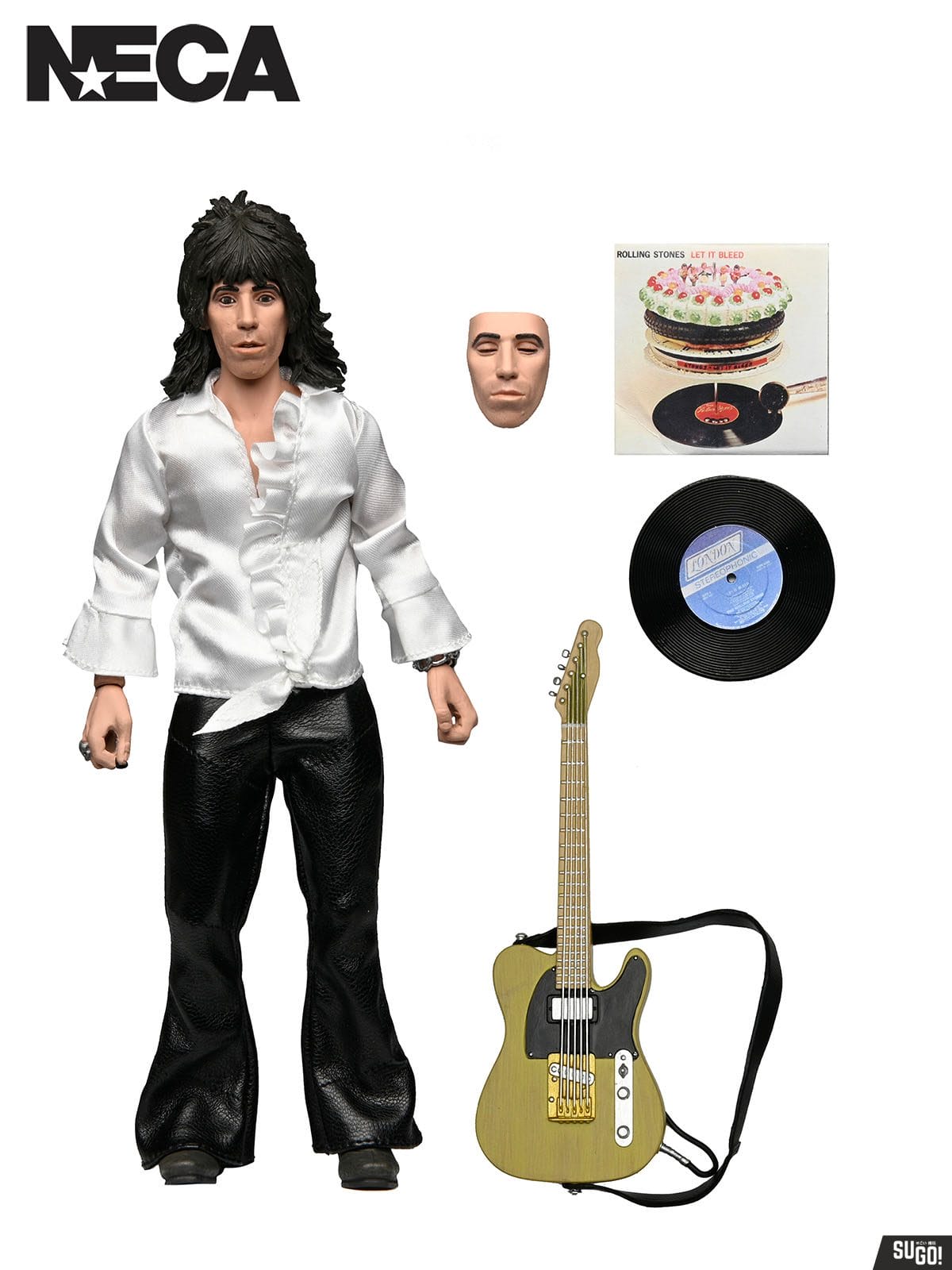 Neca The Rolling Stones – Keith Richards (1975) 8″ Clothed Action Figure