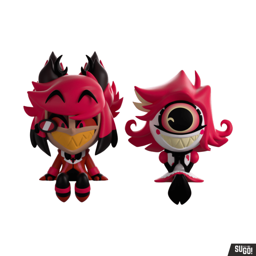 YouTooz Collectibles Hazbin Hotel Alastor &#038; Niffty Monitor Buddiez 2.5 Vinyl Figure PVC Figure