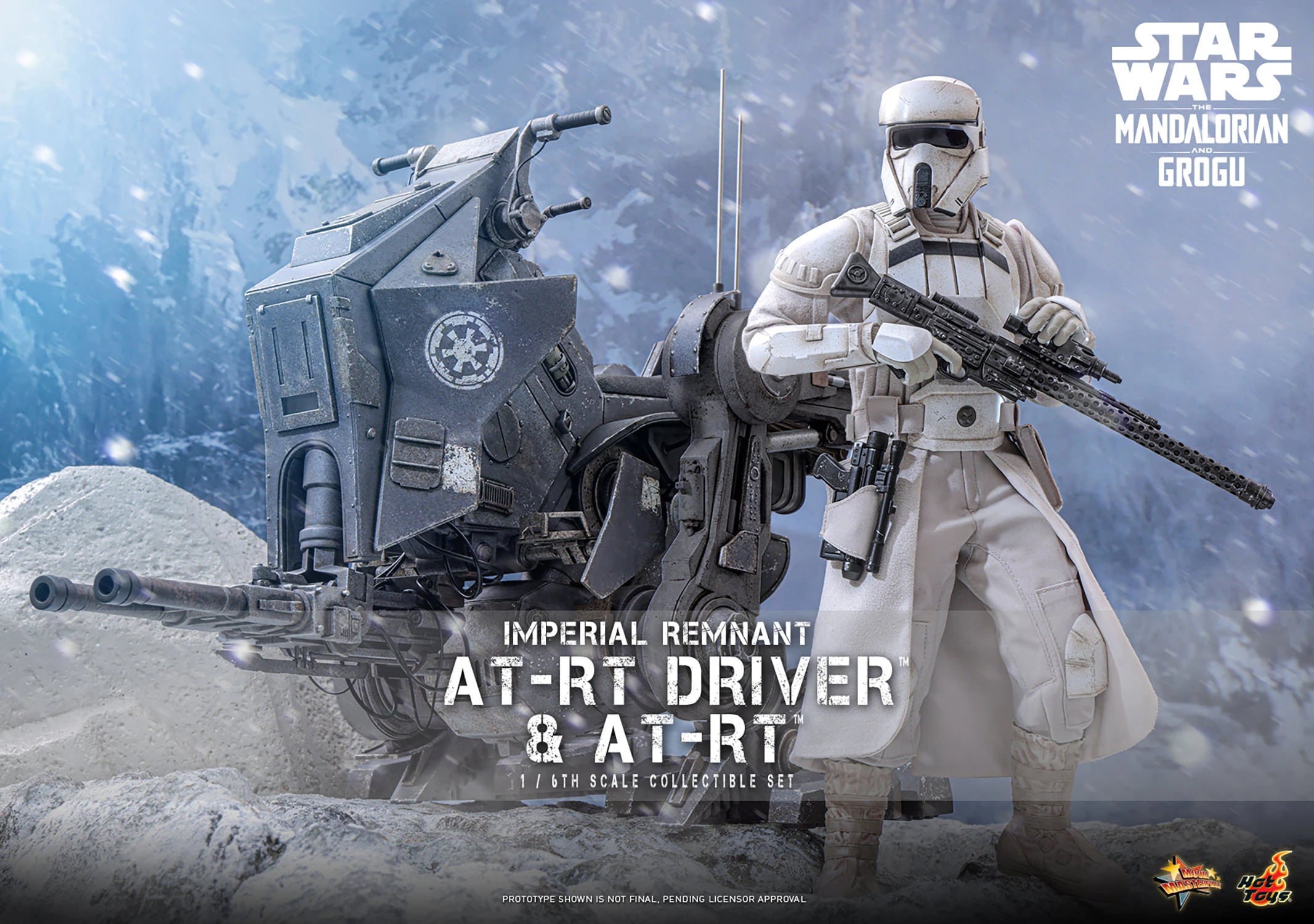 Hot Toys 1/6 Imperial Remnant AT-RT Driver and AT-RT Collectible Set "Star Wars: Mandalorian" | Hot Toys 1/6 Scale
