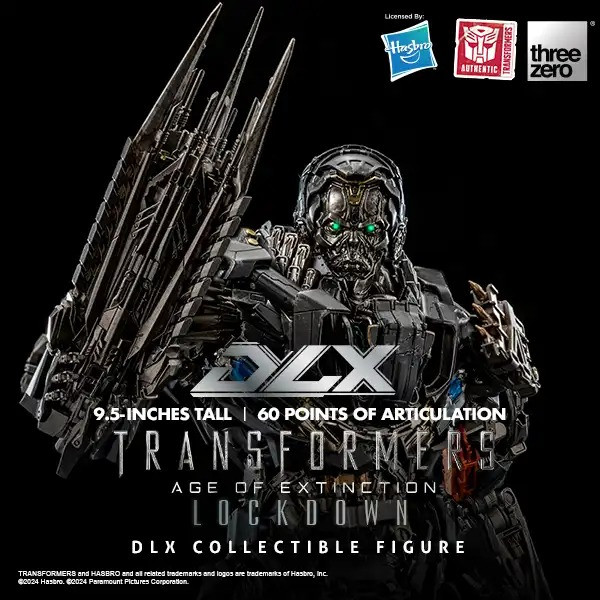 Threezero 3Z0471 Transformers: Age of Extinction - DLX Lockdown (in stock)