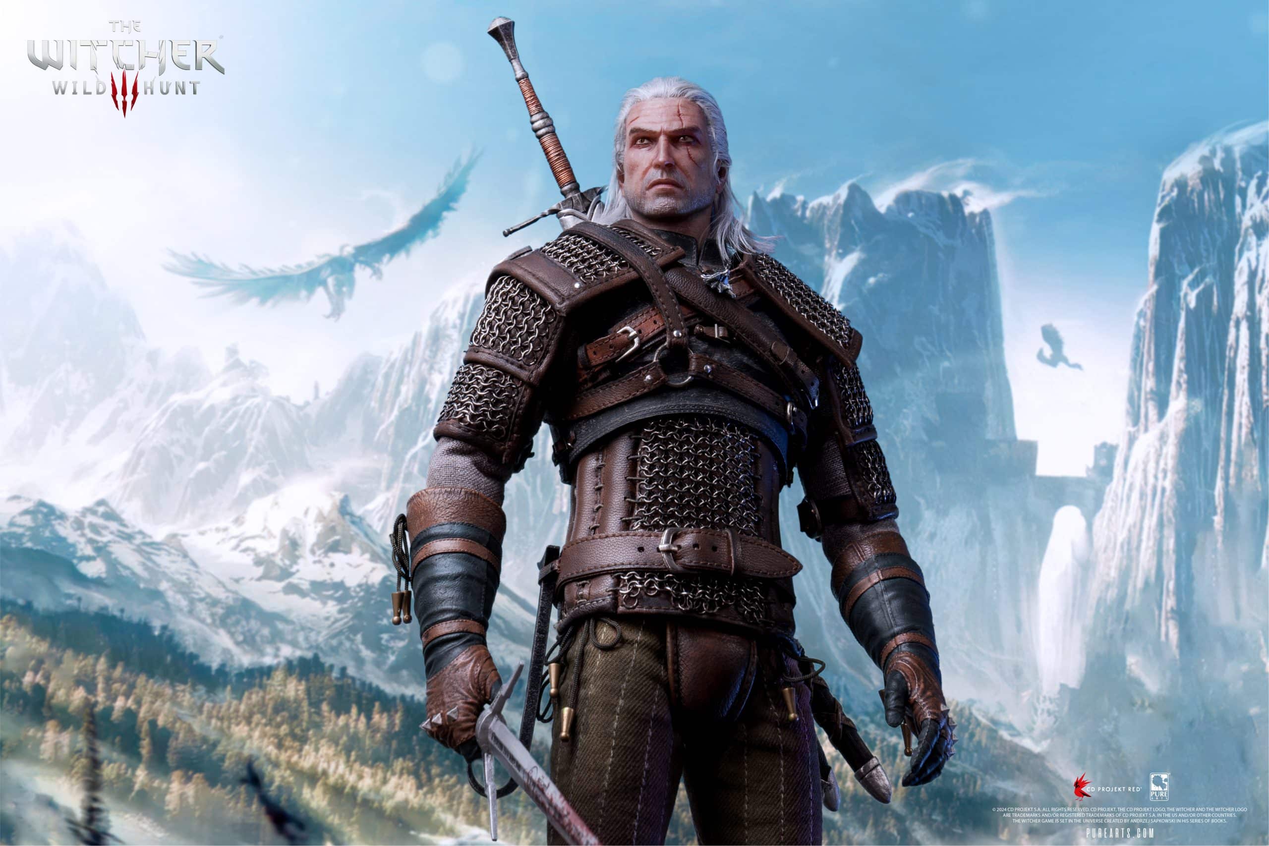 Geralt Of Rivia Sixth Scale Figure Witcher Limited Collectible