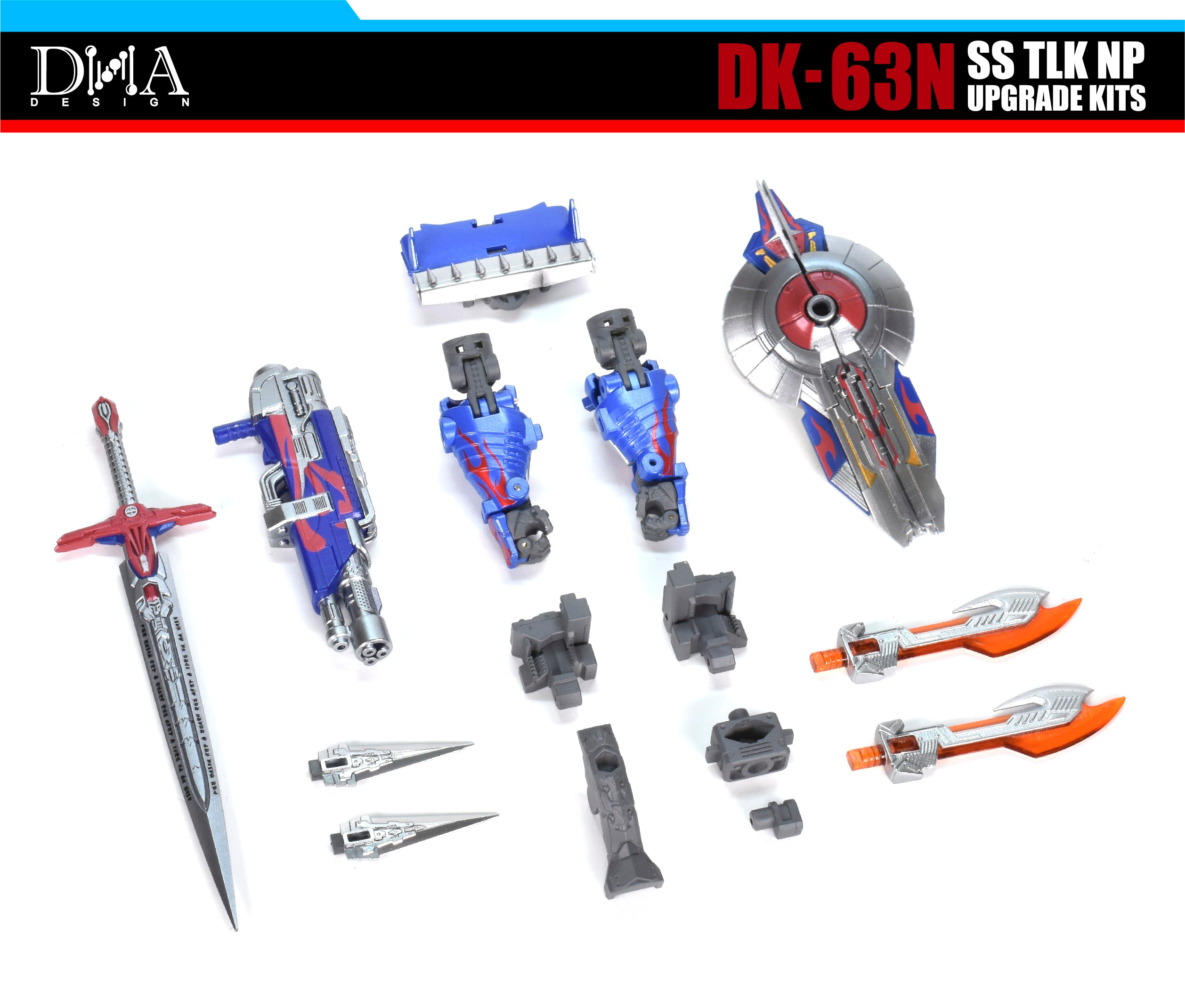 DNA Designs - DK-63N - Upgrade Kit for Studio Series The Last Knight Nemesis Prime