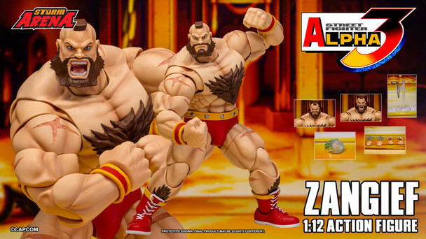 STROM ARENA SFSA08 1/12 ZANGIEF - STREET FIGHTER ZERO 3 (Pre order deposit)
