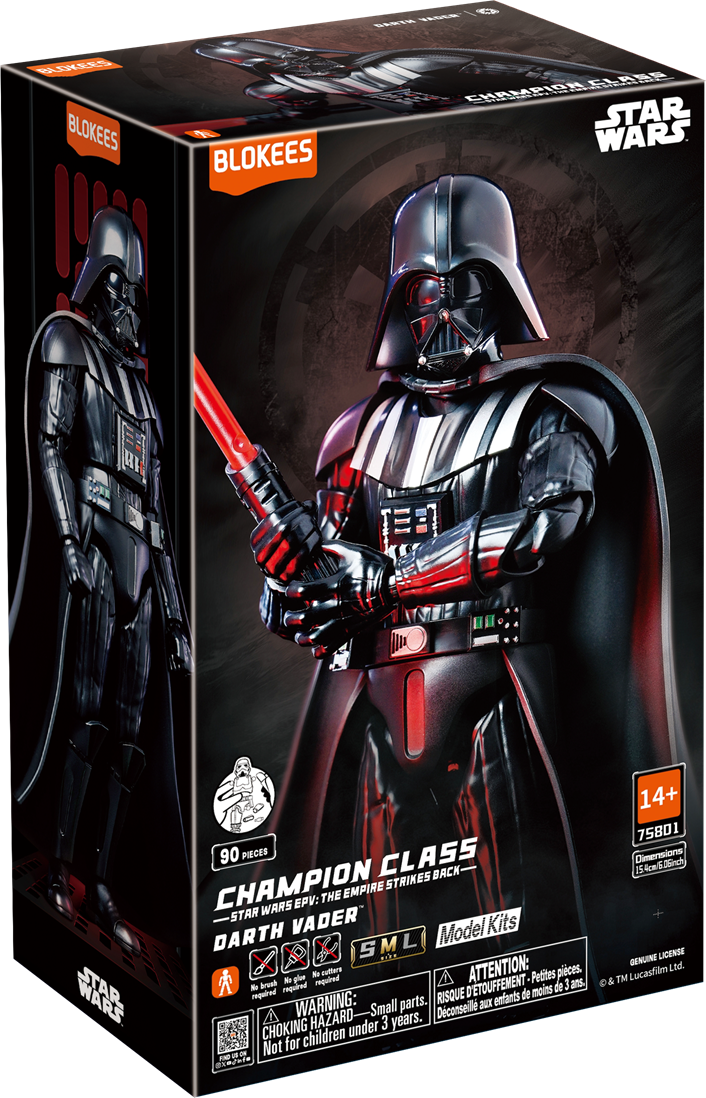 Blokees - Star Wars: The Empire Strikes Back - Darth Vader Snap-Together Model Kit