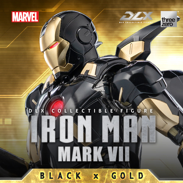 Threezero Marvel DLX Iron Man Mark 7 (Black X Gold) (in stock)