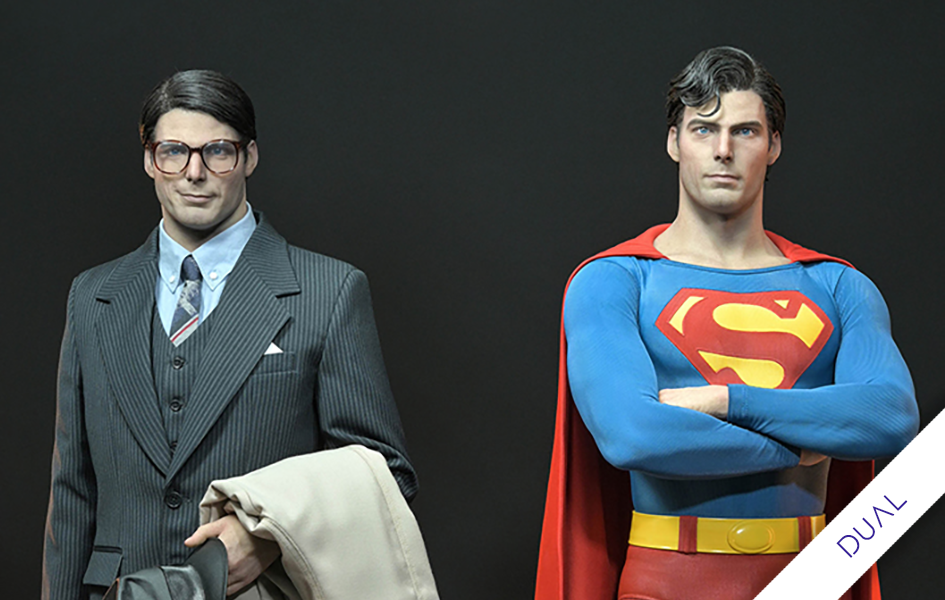 Superman & Clark Kent 1978 (Christopher Reeve) Dual Version 1/3 Scale Statue