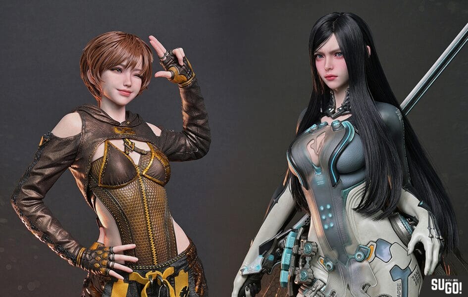 JND Studios Stellar Blade Raven &#038; Lily [Bundle Ver.] 1/3 Scale Statue
