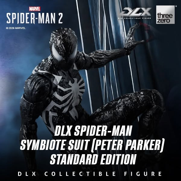Threezero DLX Spider-Man Symbiote Suit (Peter Parker) (Pre order deposit)