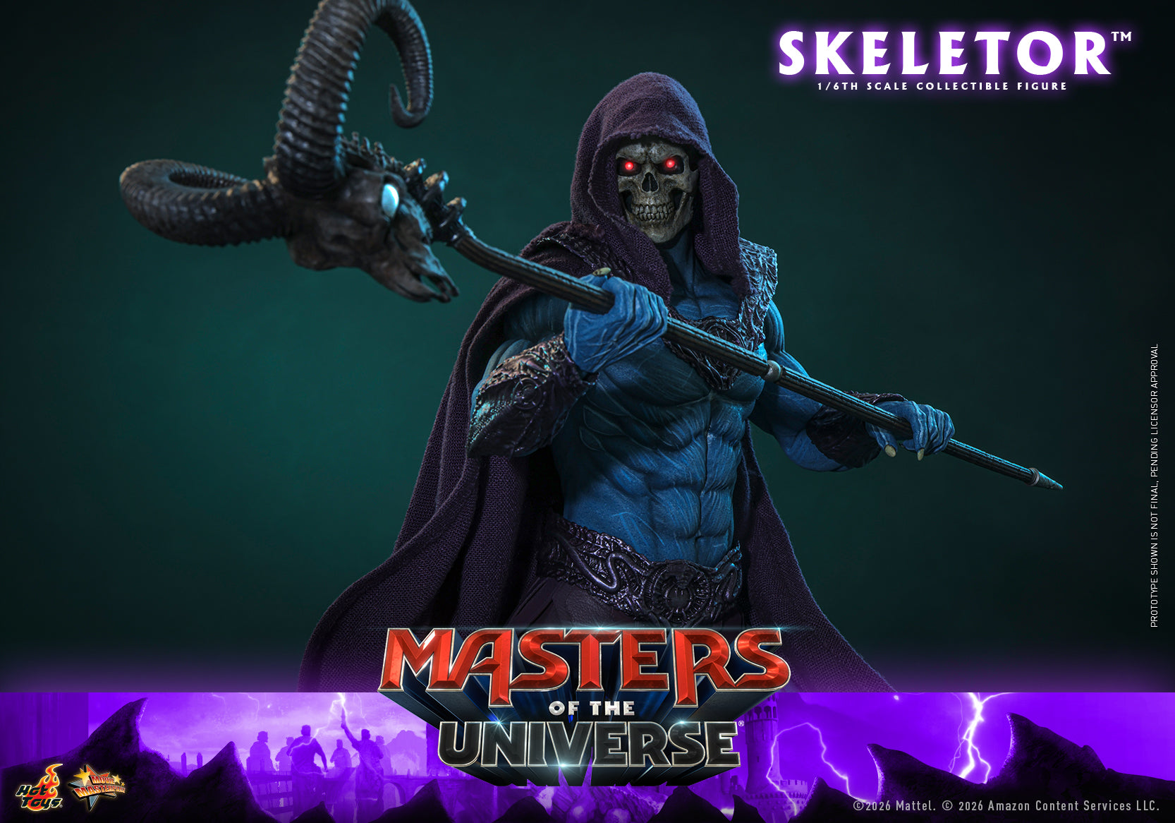 Pre-Order Hot Toys MMS889 Masters of the Universe - 1/6th scale Skeletor Collectible Figure